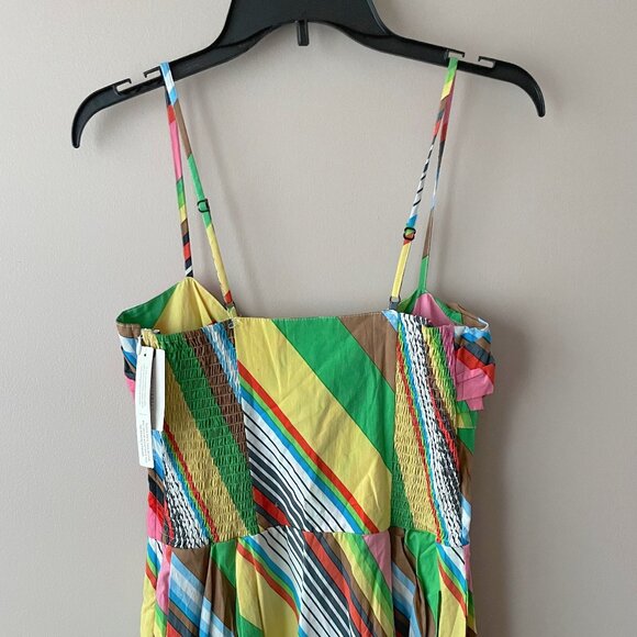 NWT! SWF Fitted Balloon Cotton Mini Dress - La Fiesta Multicolor - Bubble Hem 🔮 - Picture 6 of 9